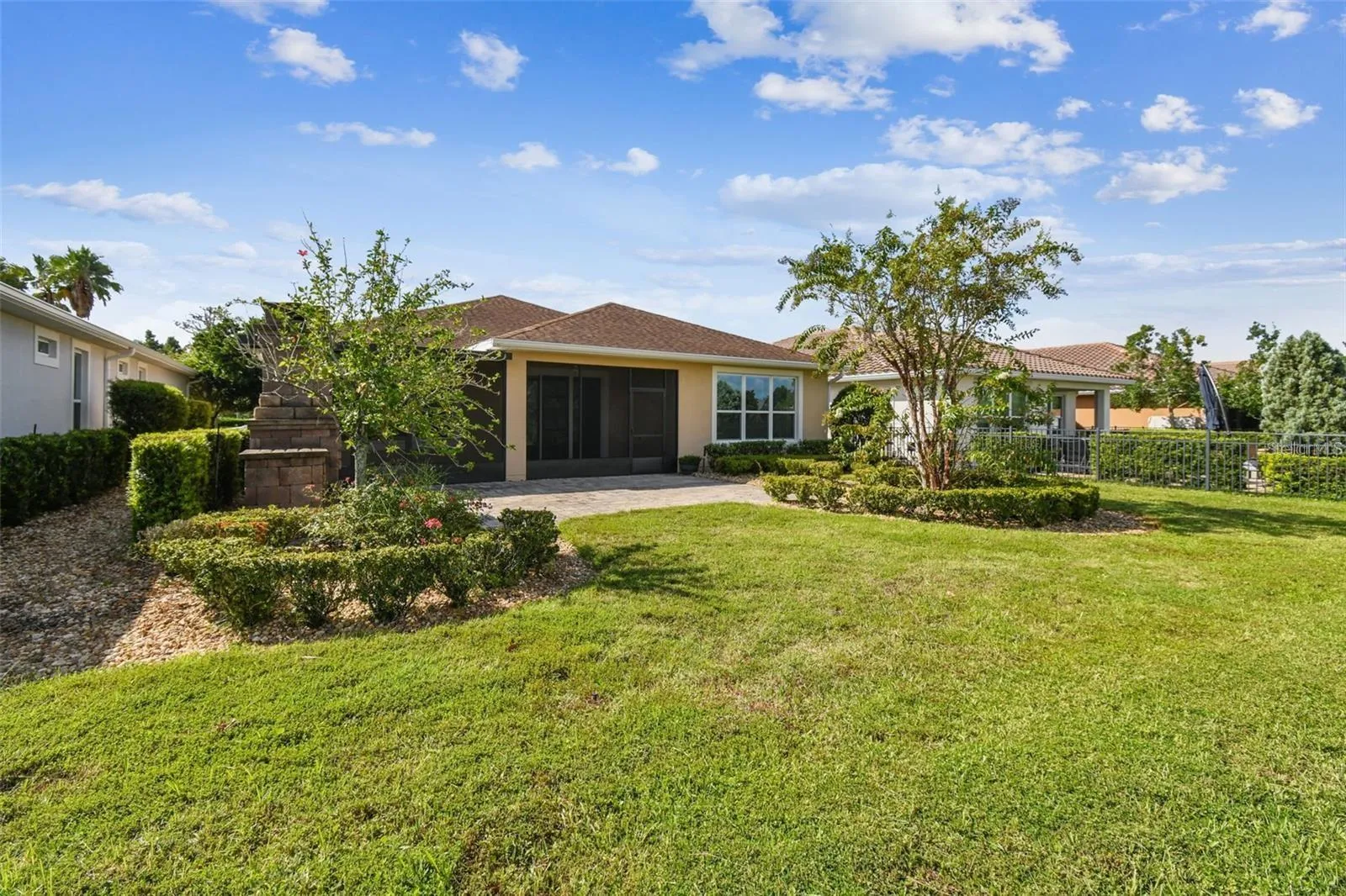 large backyard
