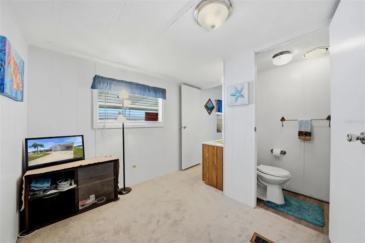 second bedroom with ensuite bathroom