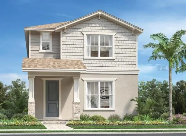 Craftsman exterior rendering