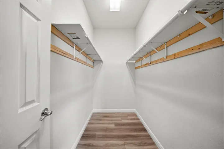 Primary walk-in closet