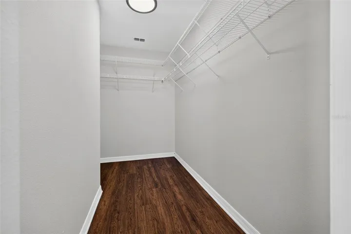 Downstairs Primary Suite Walk In Closet