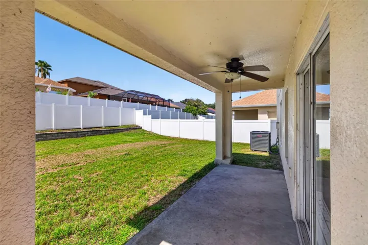 Spacious Covered Back Porch