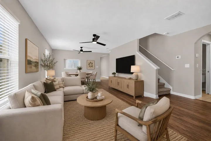 Virtually Staged Great Room