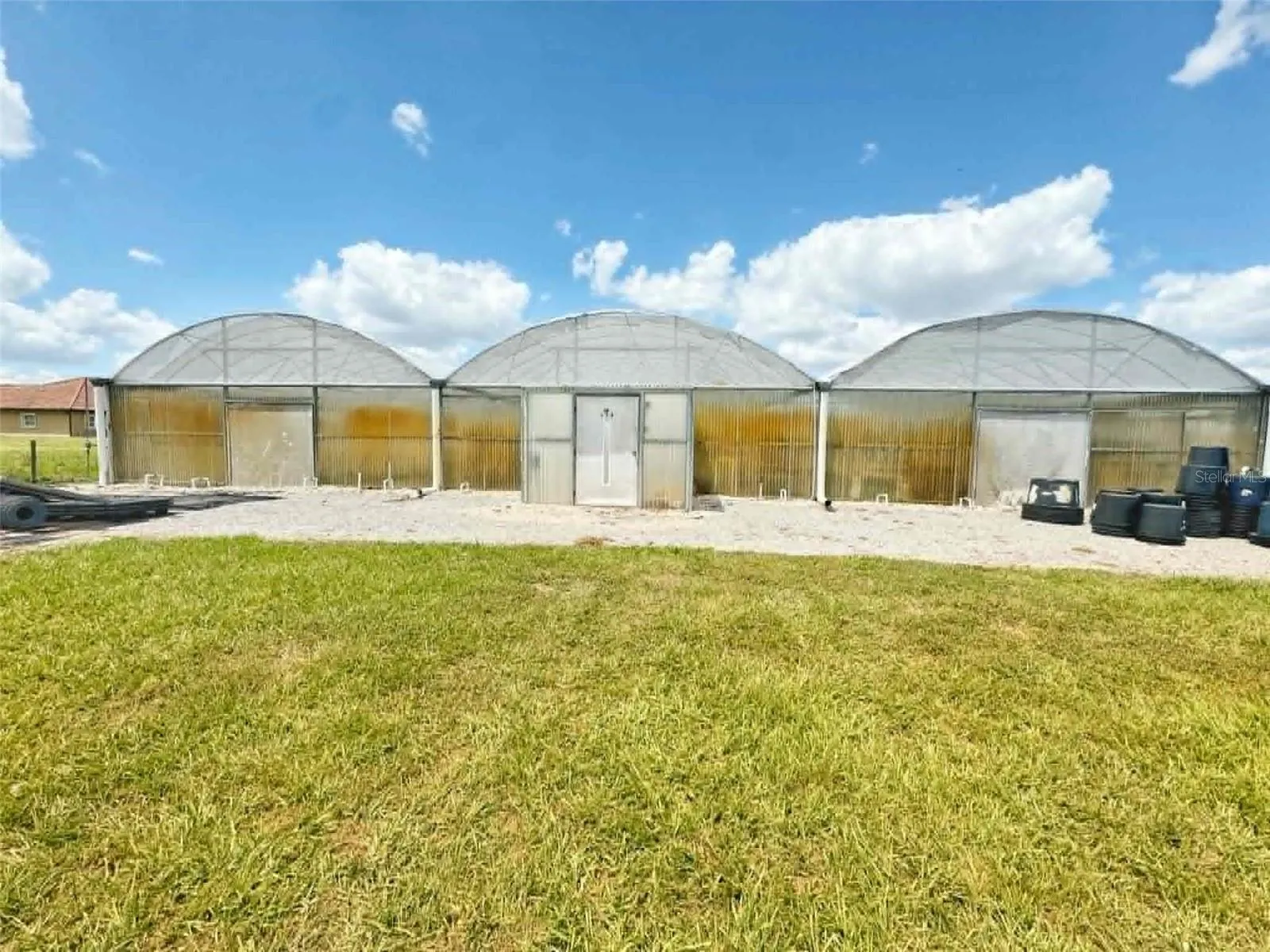 Triple dome greenhouse