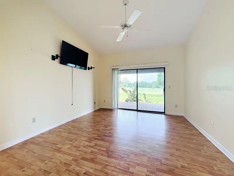Primary Bedroom Includes Wall mounted TV