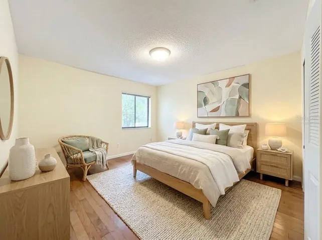 Virtually Staged Second Bedroom
