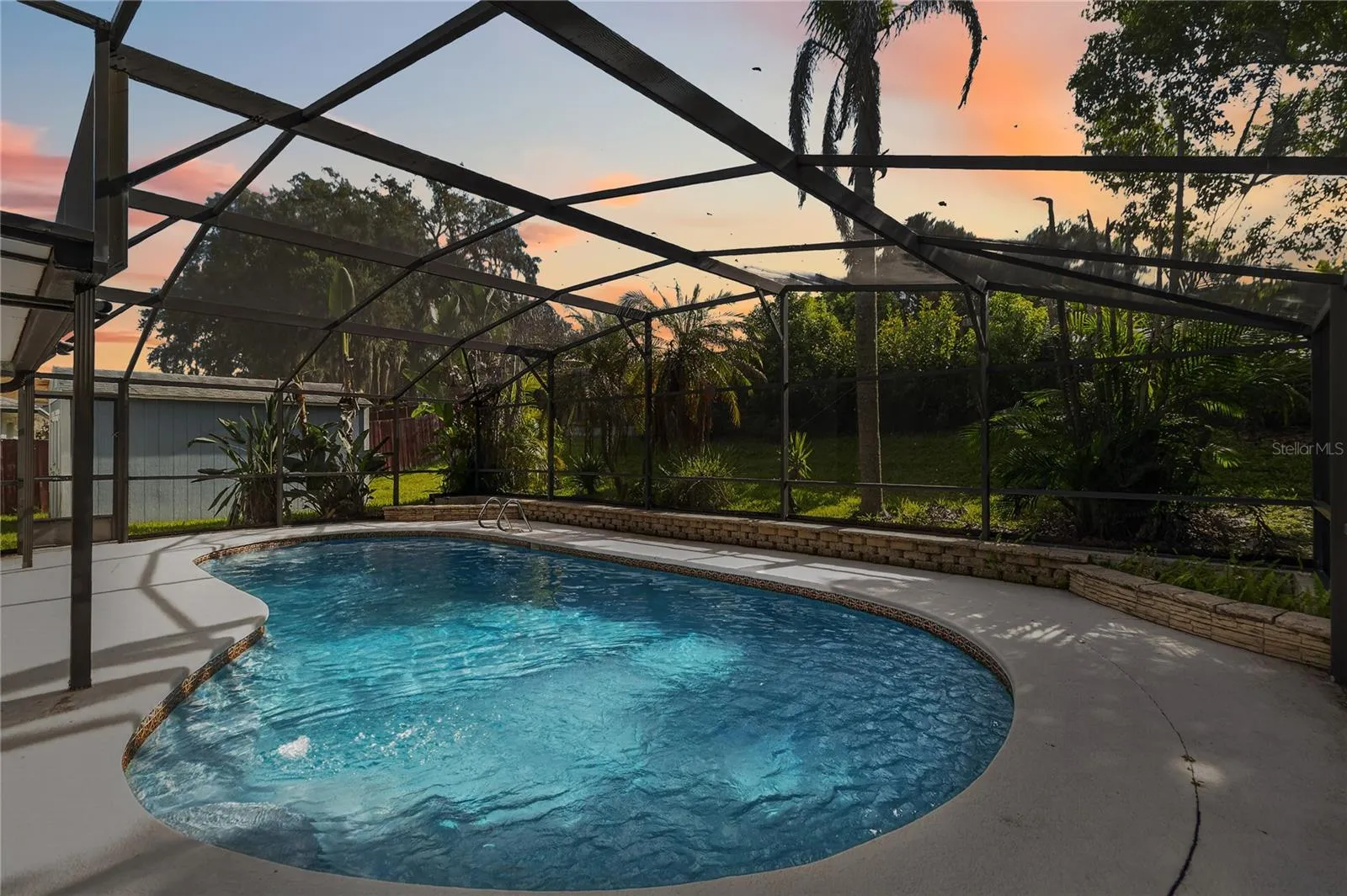 Enjoy evening sunsets and a cool summer swim OR access the pool solar panel for heated waters during a cool Florida winter.