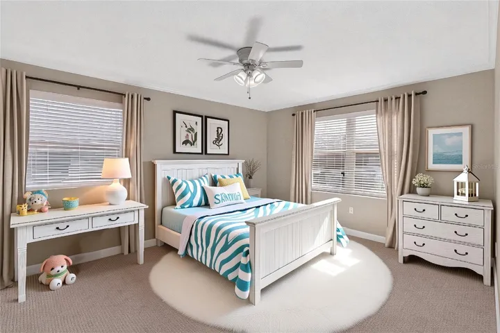 Bedroom #3 - (12x14) - virtual stage