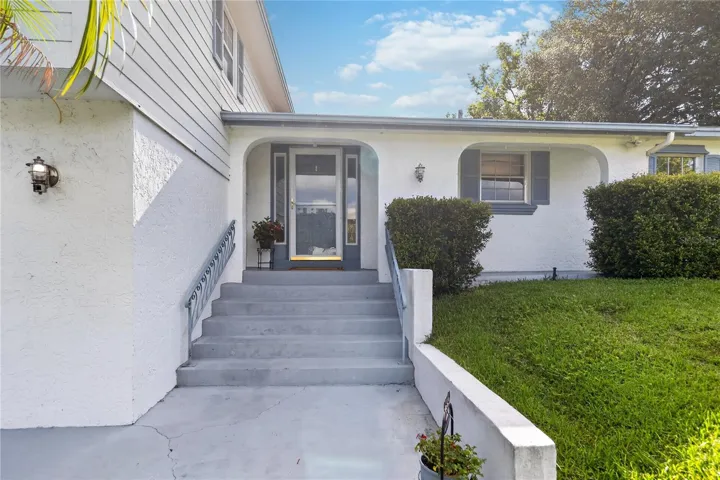 Entry to the home's main level.