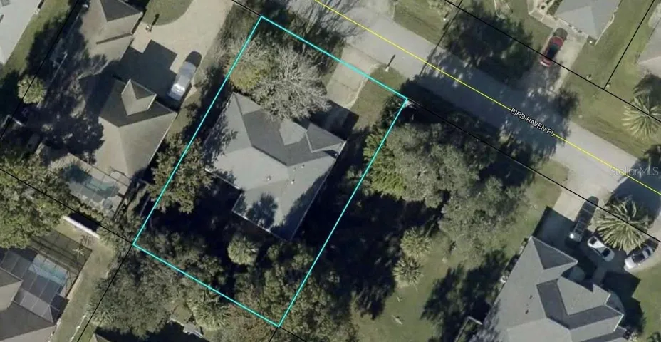Overhead view with 2020 roof