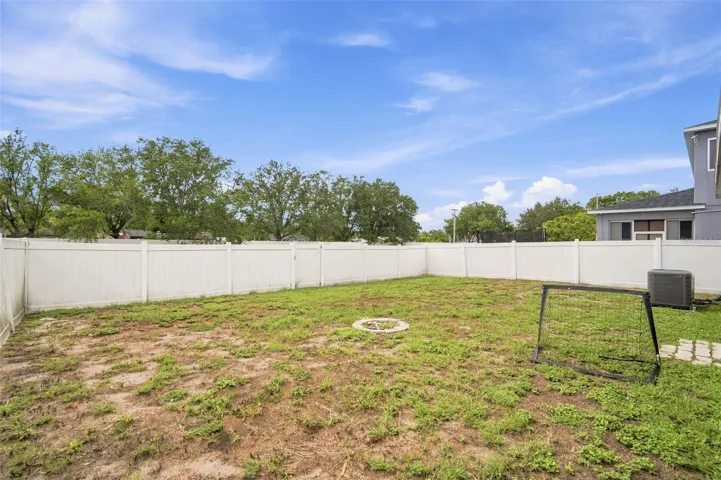 Fenced in Backyard