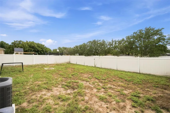 Fenced in Backyard
