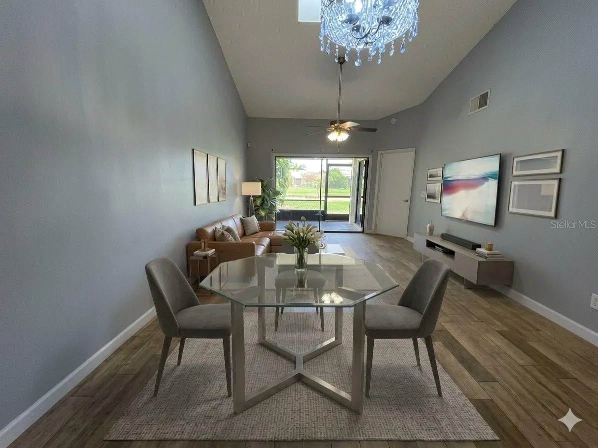Living &amp; Dining combo Virtually Enhanced