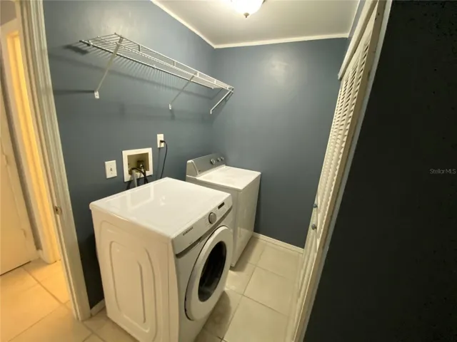Interior Laundry Room.