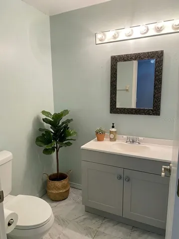 1st Floor Half Bath Virtually Enhanced