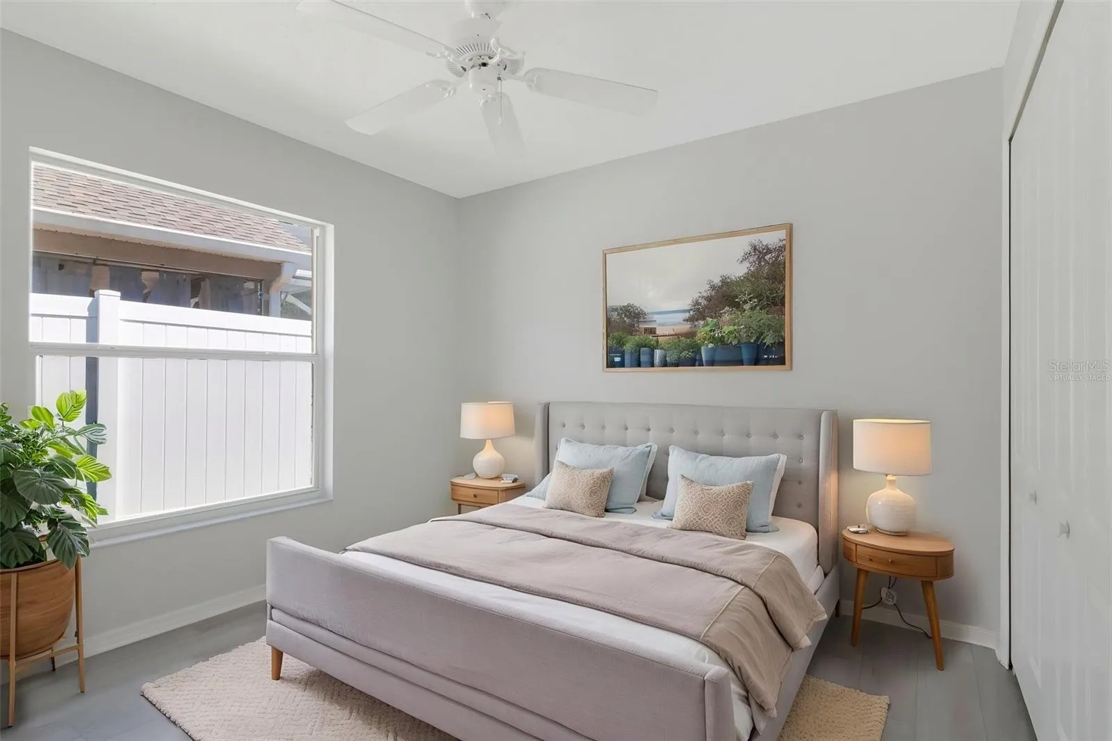2nd Bedroom virtually staged