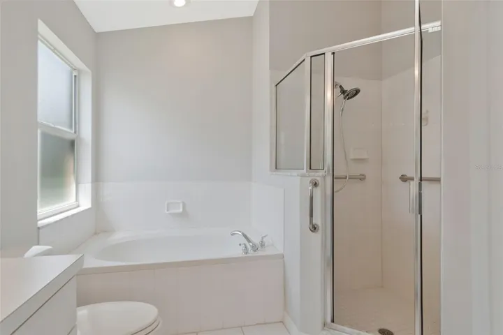 Main Bathroom, Garden Tub and Enclosed Shower
