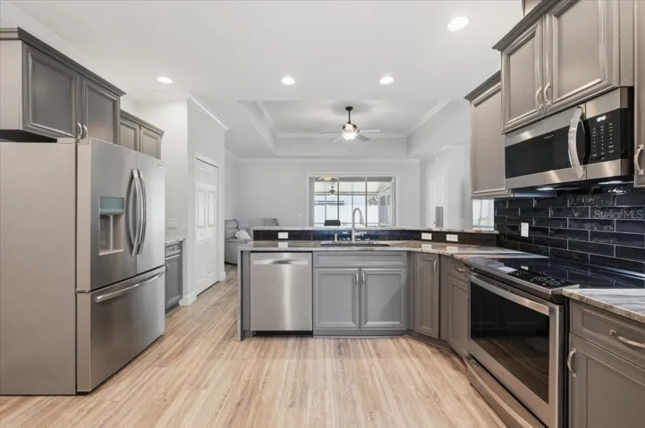 Remodeled kitchen