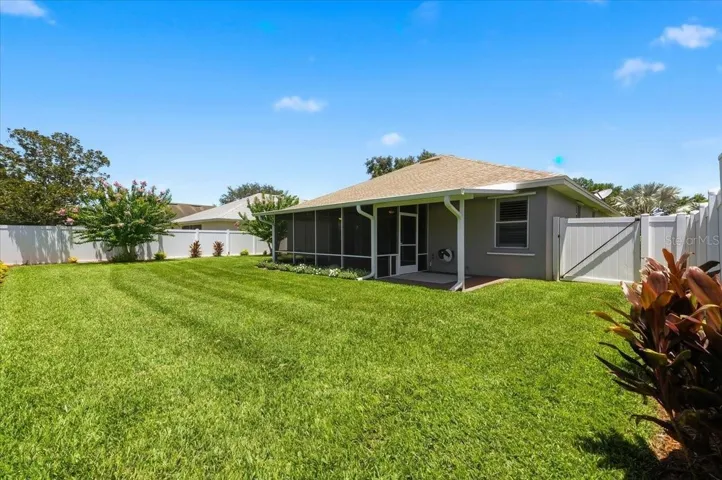 rear of home