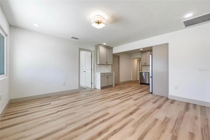 Great Room and stand back of Kitchen