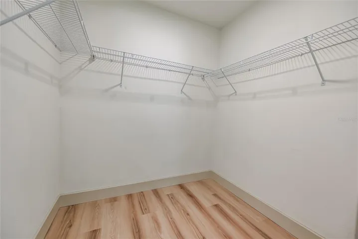 Primary closet