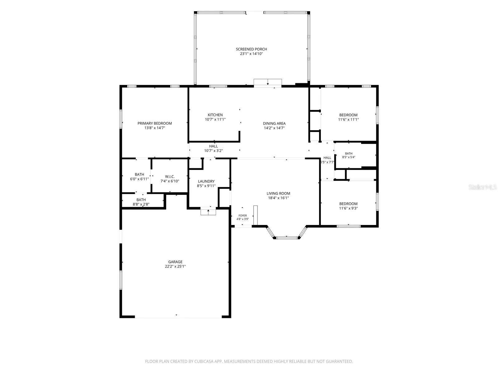 Floor Plan with the XL under air porch