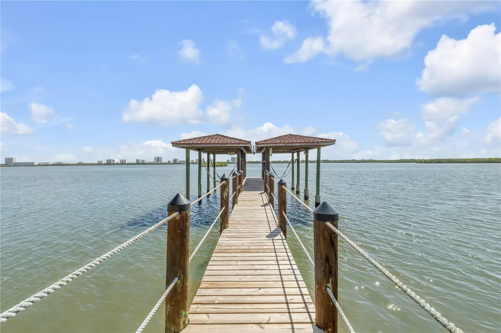 Dock with 2 Boathouses