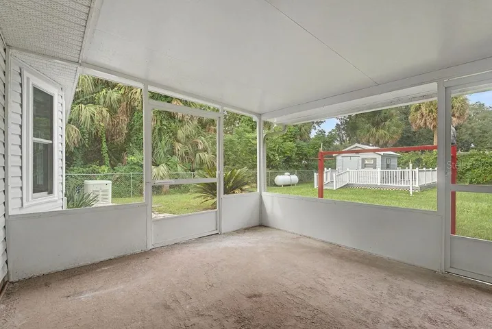 Screeded Patio