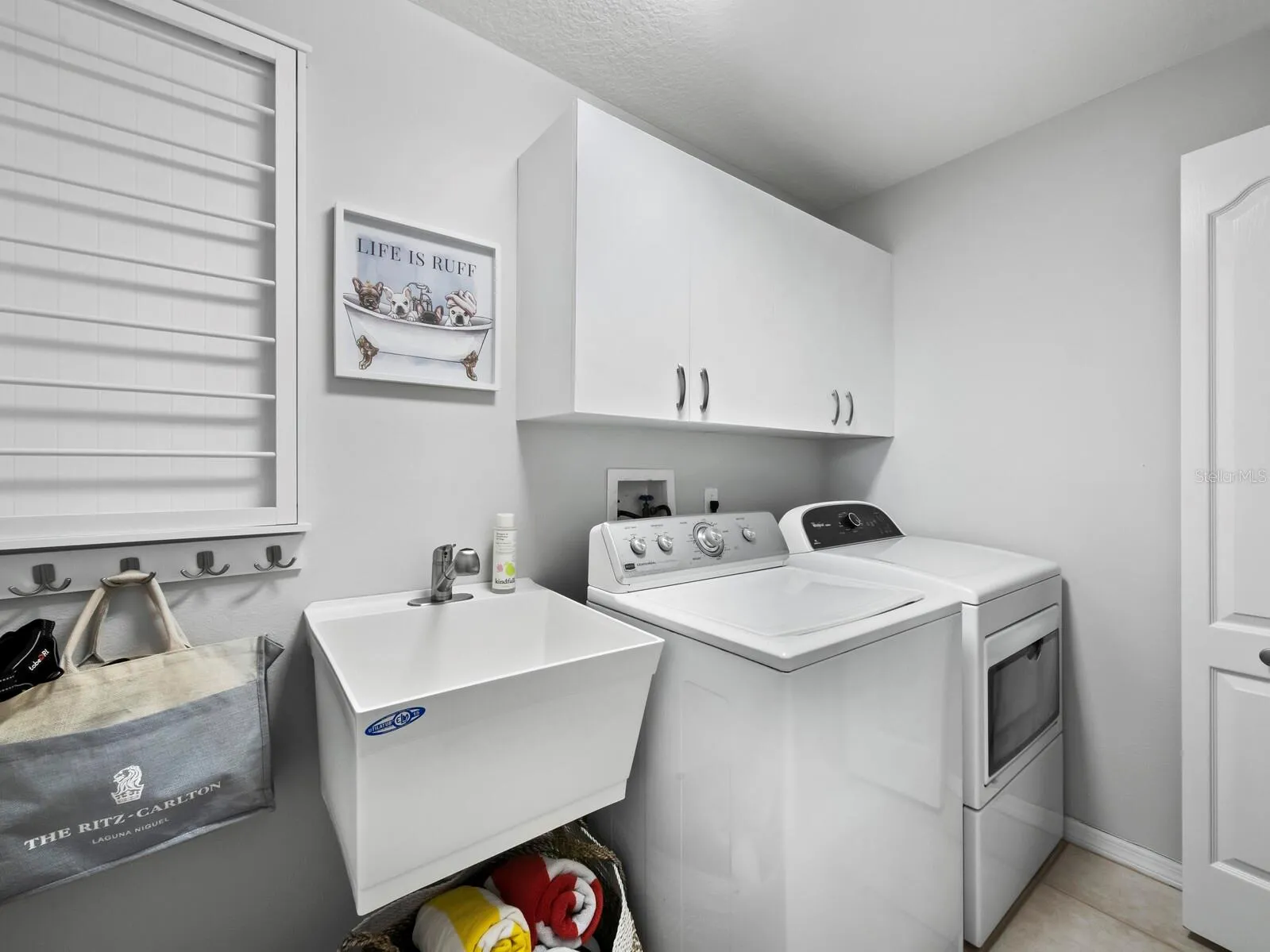 Laundry room on the main floor.