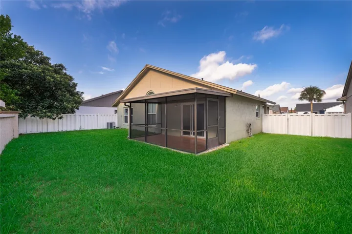 Rear view of the property