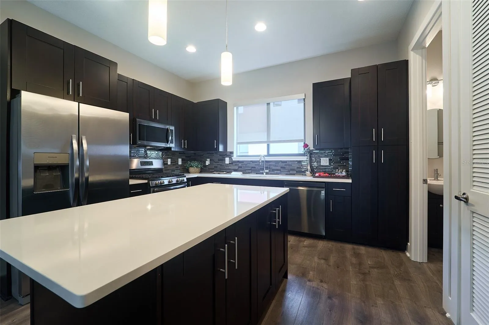kitchen with stainless steel appliances