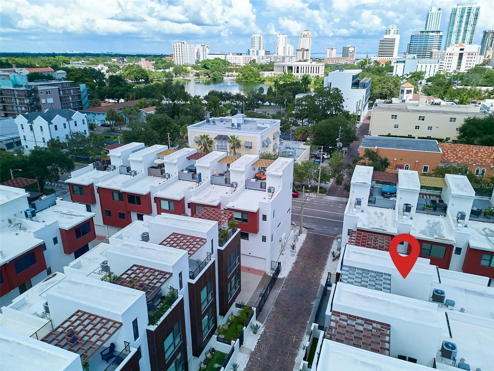 aerial view