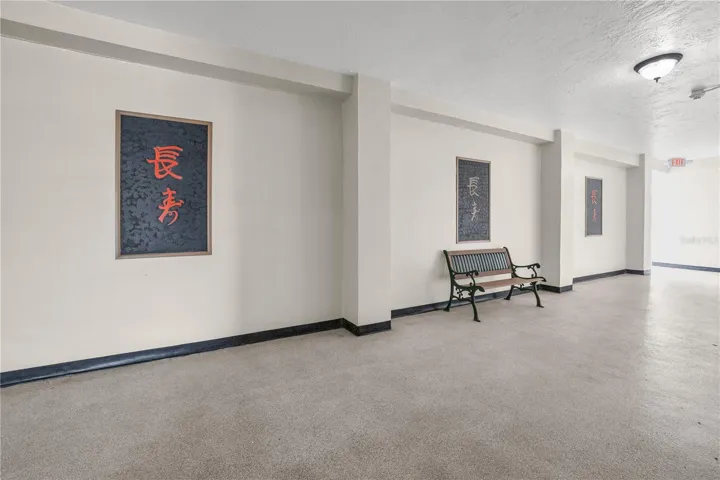Clean, well lighted building breezeways