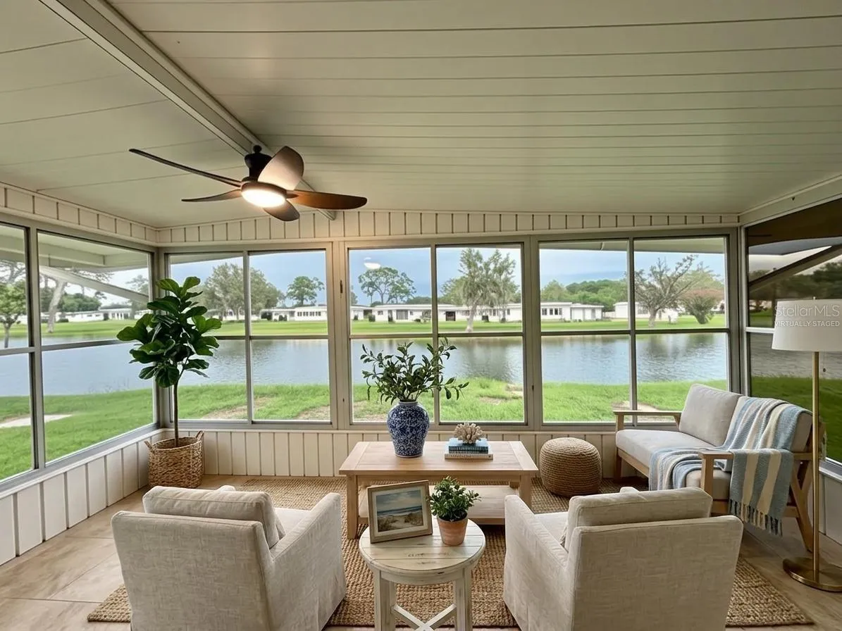 Virtually Staged Florida Room