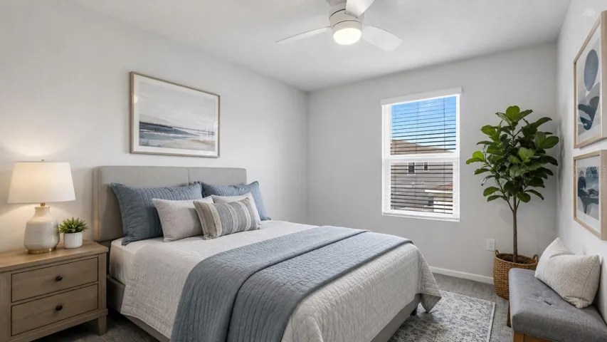 bedroom 2 virtually staged