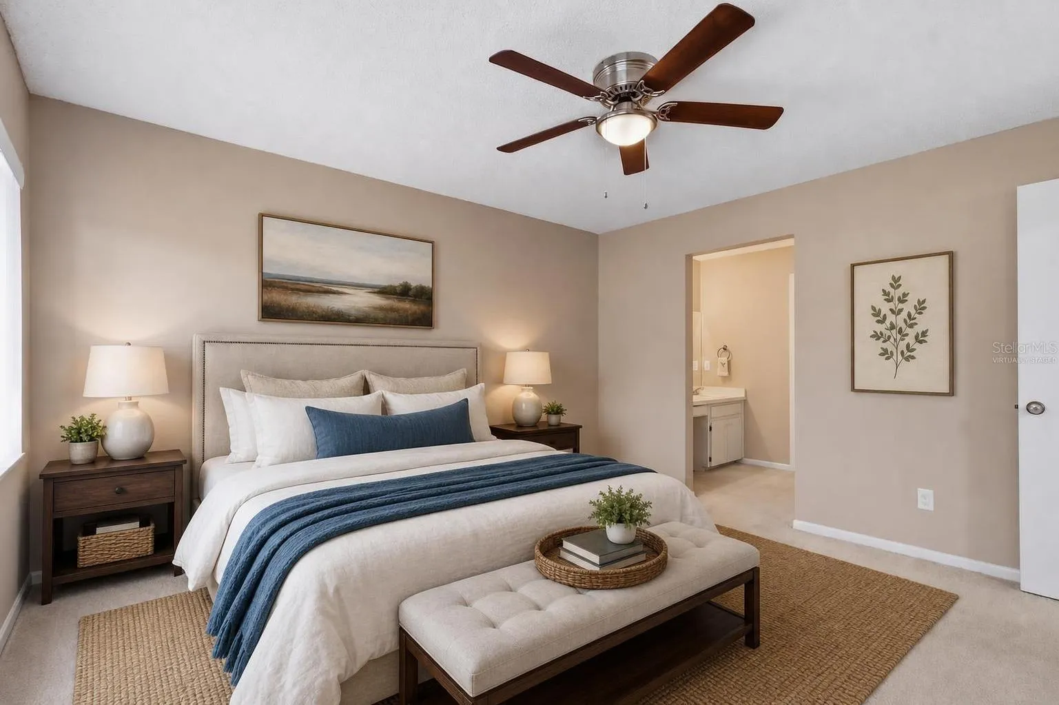 Virtually Staged Bedroom 1