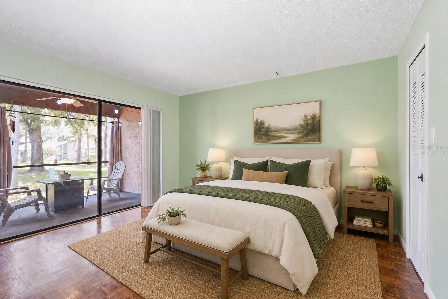 Virtually Staged Bedroom 2 / Office 1st Floor