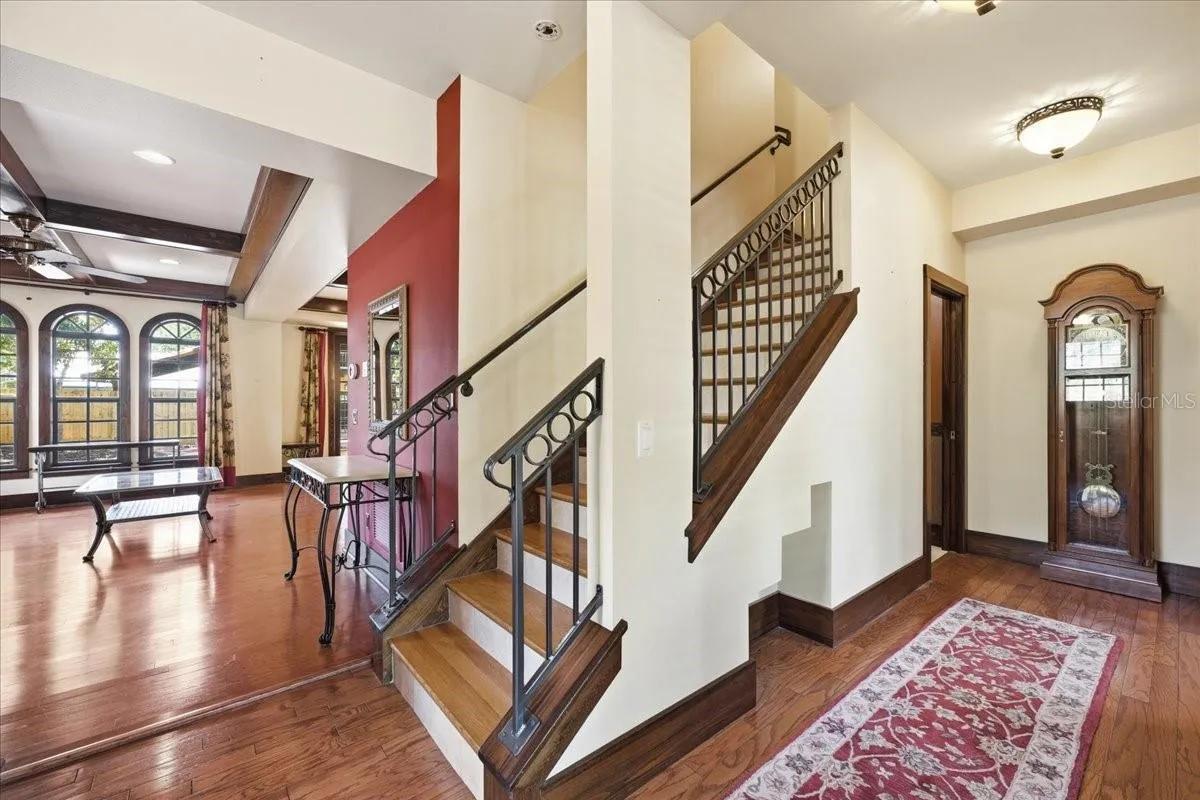 Foyer | Home Pre-wired for surround sound in each room.