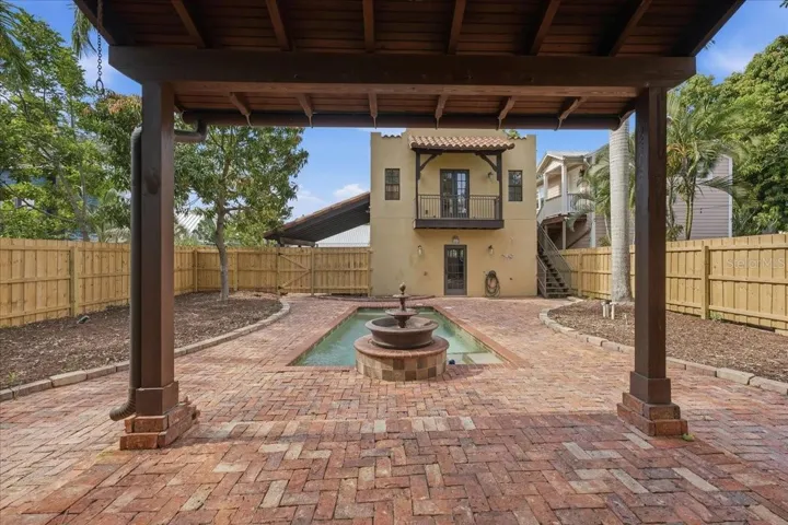 Covered Patio with Fans