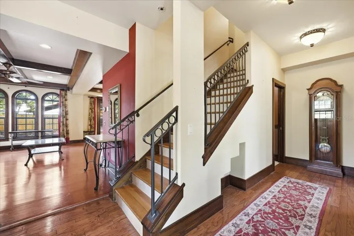 Foyer | Home Pre-wired for surround sound in each room.