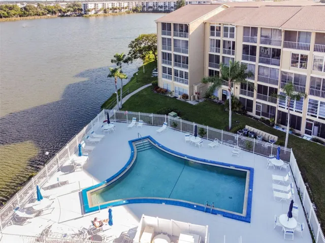 Pool and Fishing Pier on the west side of the community