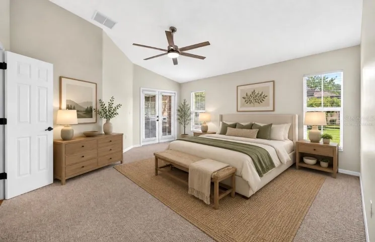 Primary Bedroom Virtually Staged