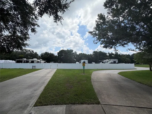 Fenced RV parking