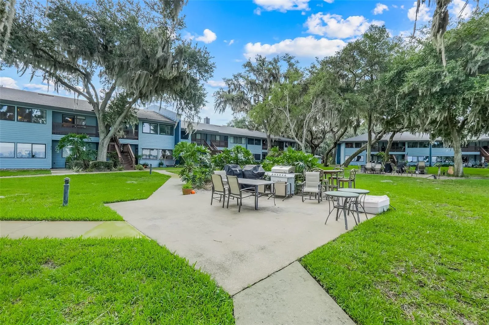 Community grilling/dining areas