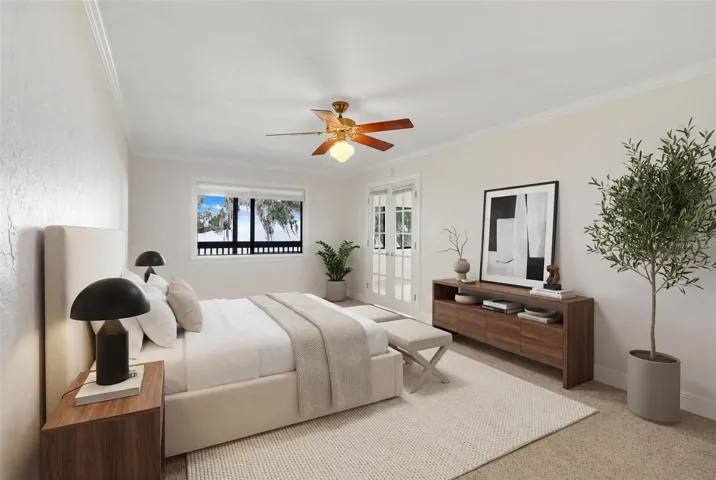 Virtually Staged Primary Suite