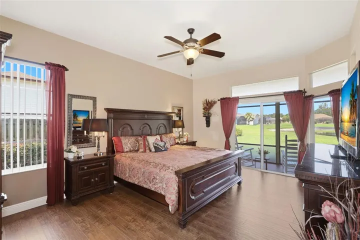 primary suite also boasts views of lake