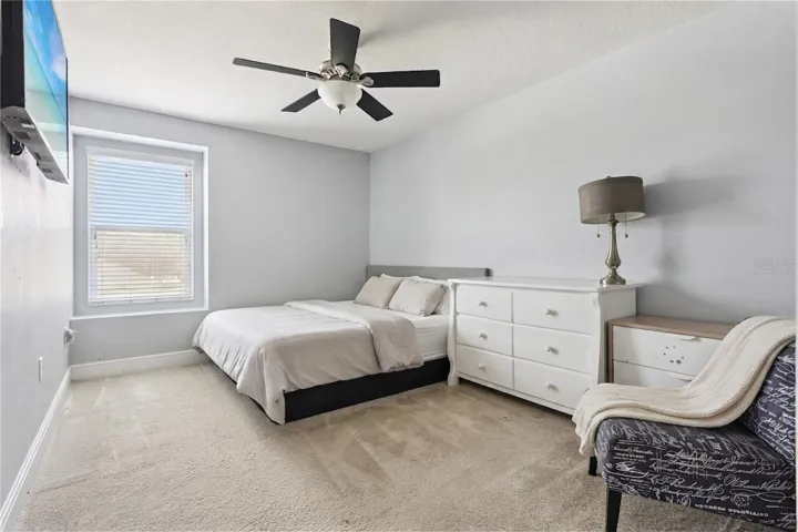 3rd Bedroom - Upper Floor - Virtually staged