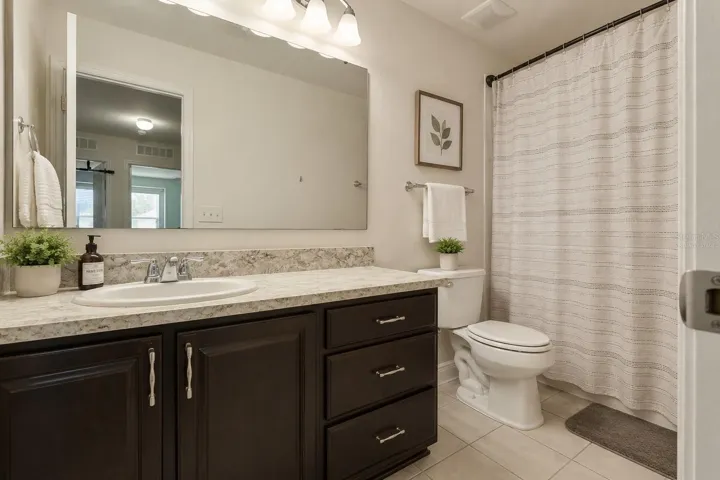 2nd Bathroom - Upper Floor - Virtually staged