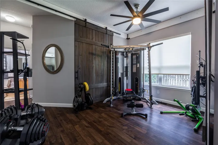 Flex Space currently a Home Gym