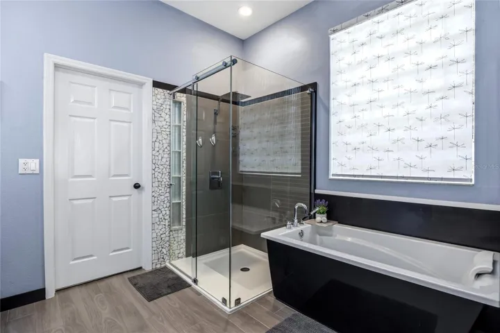 Spacious with Step in Shower and Tub!